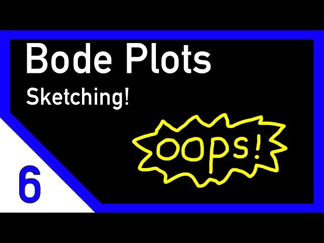 CORRECTION: Bode Plots by Hand: Complex Poles or Zeros