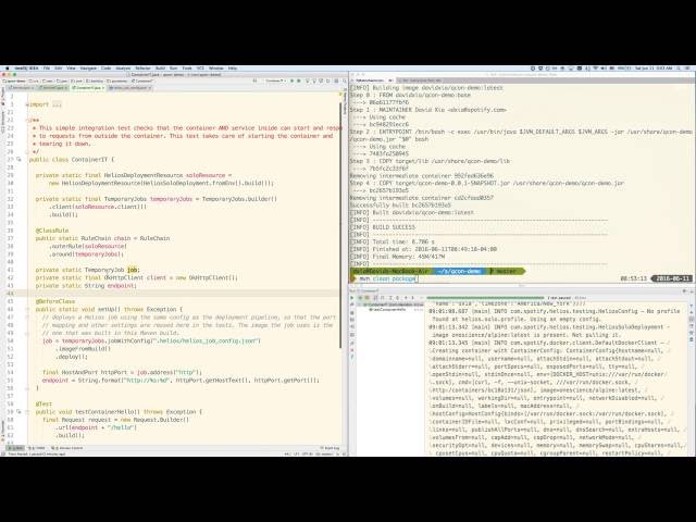 QCon NYC 2016 Reaching Production Faster with Containers in Production Demo 2