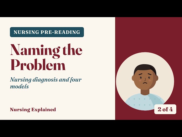Naming the Problem: Nursing Diagnosis and Four Nursing Models | Nursing Pre-Reading 2 of 4