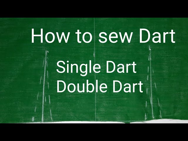 How to sew darts in blouse and chudithar|single dart|double dart