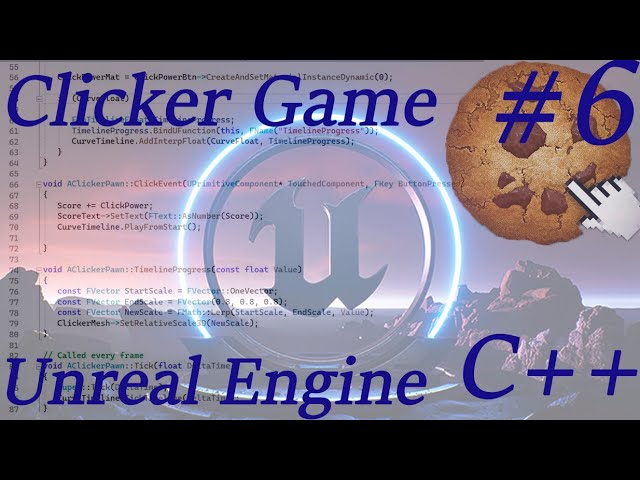 Unreal Engine 5 C++ Создание игры Cookie Clicker/ #6 Добавление пассивного дохода через Set timer