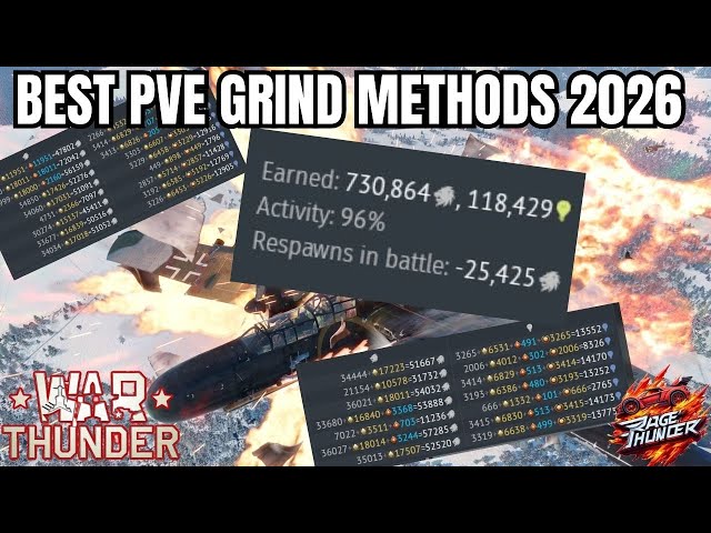Best PvE Grind Methods in War Thunder Simulator Mode (2026)