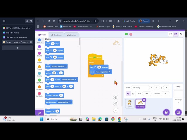 Cool Command on Scratch