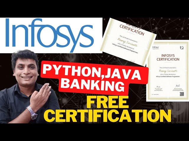 Infosys Just Launched IT Professional Certification Courses Absolute Free | Python Java AI Banking