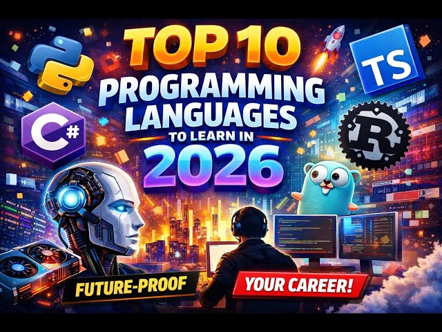 Top 10 Programming Languages to Learn in 2026 🚀 | Future-Proof Your Dev Career
