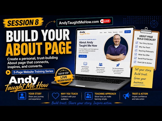 Build an About Page That Builds Trust | ATMH Session 8