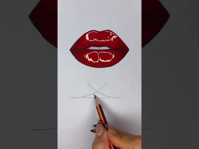 comment dessiner des lèvres