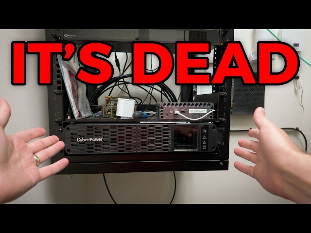 The UPS was dead, and now my Internet's dead