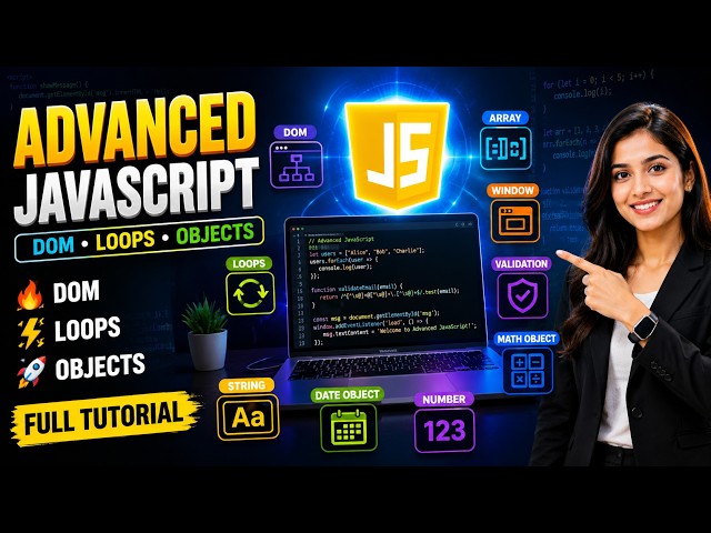 Advanced JavaScript Full Tutorial in English | HSC IT Chapter 3 | DOM, Loops & Objects Explained**