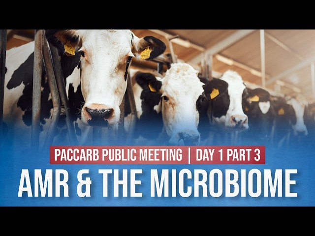 AMR and the Microbiome PACCARB  Day 1 Part 3