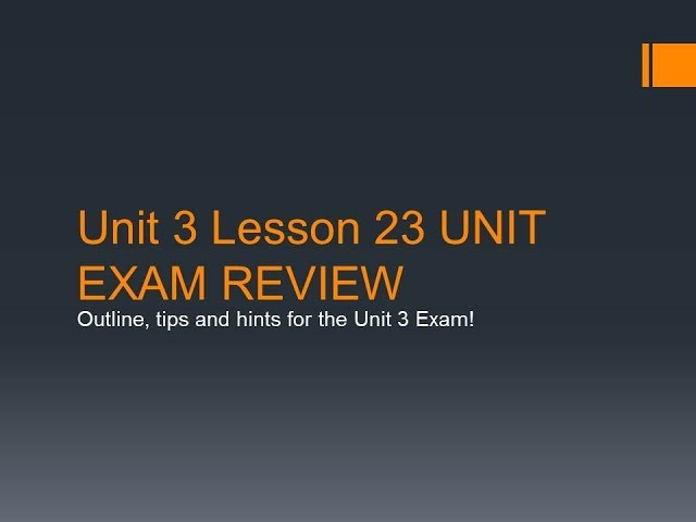 Science 10 | Unit 3 Physics Exam Review
