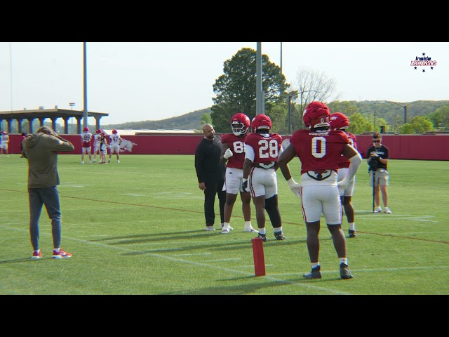 Arkansas Football Scrimmage & Drills | Practice Highlights