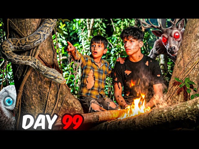 Finally I Survived 99 Nights In The Forest With Kunali😨