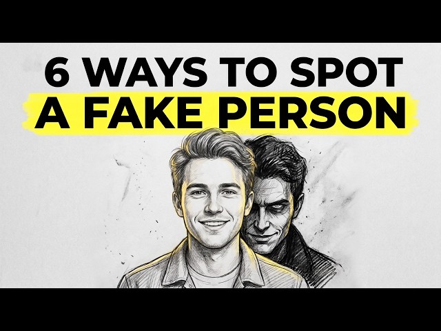 The Fake Person Test | 6 Behavioral Patterns That Expose Them