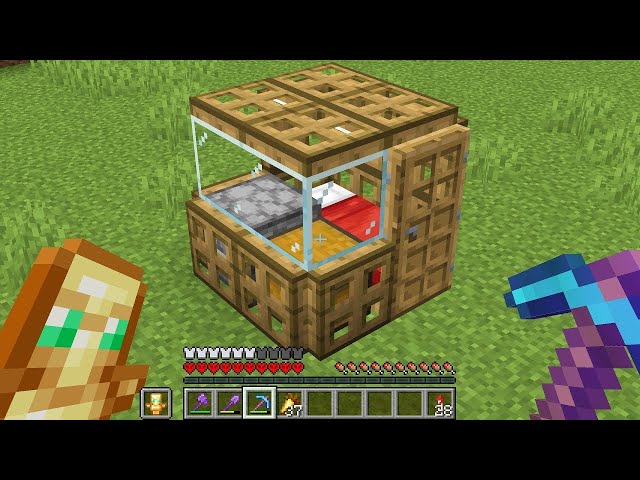 Construí la base más pequeña del mundo en Minecraft
