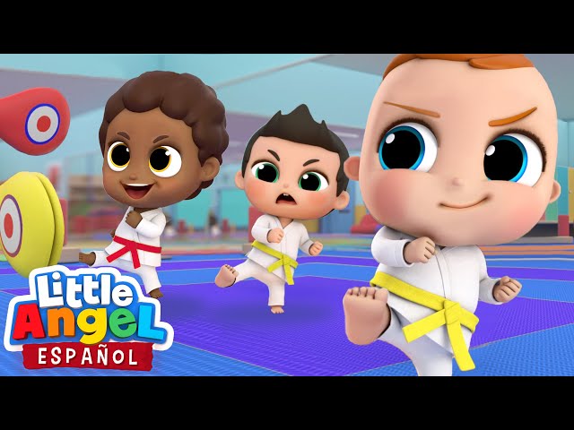 Bebé Juan aprende Karate 🥋 | Canciones Infantiles | Little Angel en Español