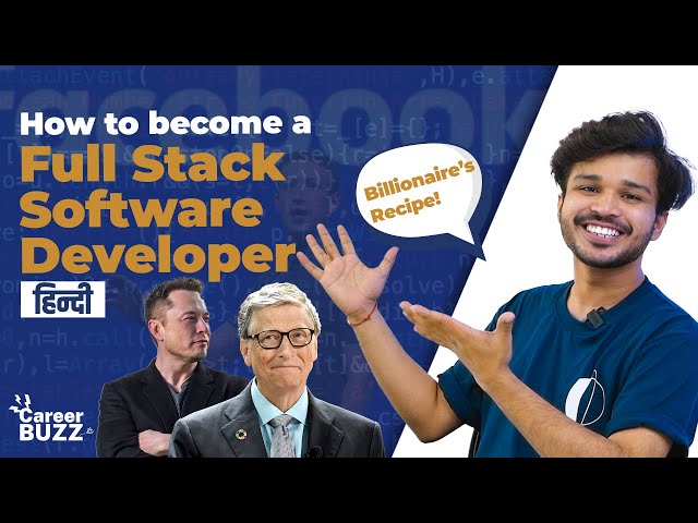 How to become a Full Stack Software Developer in Hindi | Software Developer Roadmap |Career Buzz Ep8