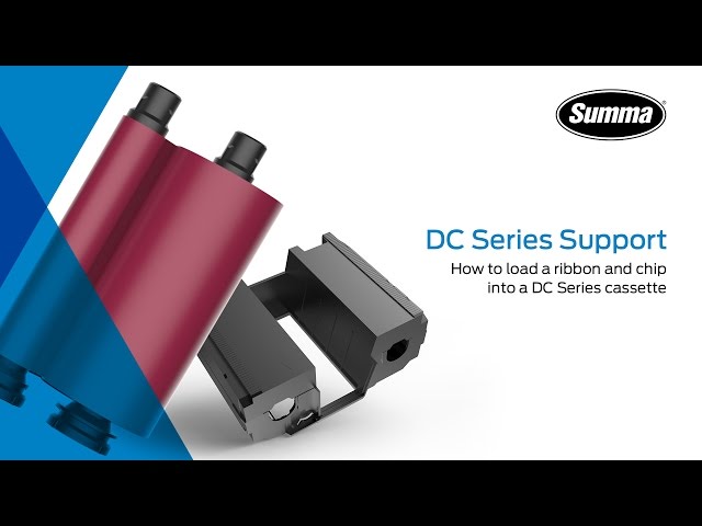 Summa DC Series Tutorial - How To Load Ribbon Into A Cassette
