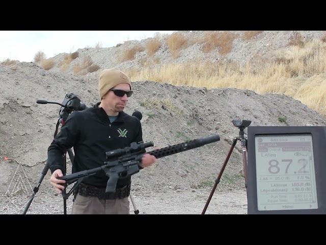 End barrel vs over barrel suppressor testing