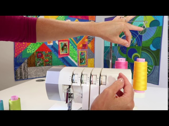 Singer 14CG754 ProFinish Serger Overlock 6 Threading