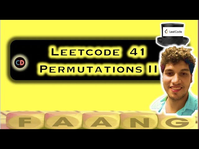 Permutations II | Leetcode 47 | Backtracking Playlist  | Live coding session