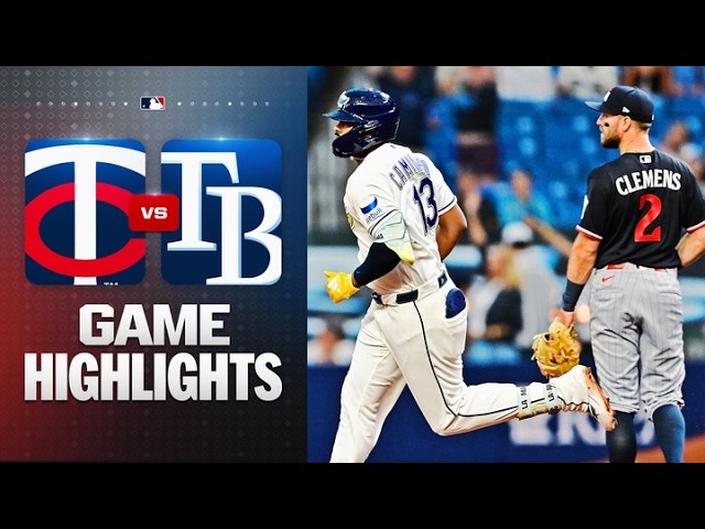 Twins vs. Rays Game Highlights (4/24/26) | MLB Highlights
