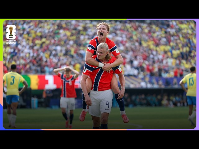 Erling Haaland Scores Again! | Brazil 1-2 Norway