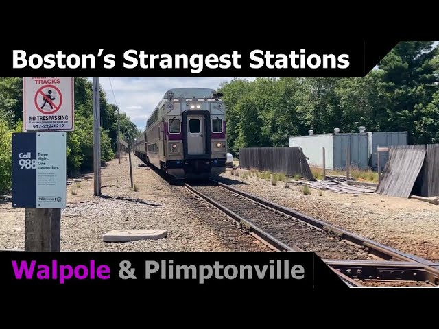 Boston's Strangest Stations: Walpole and Plimptonville