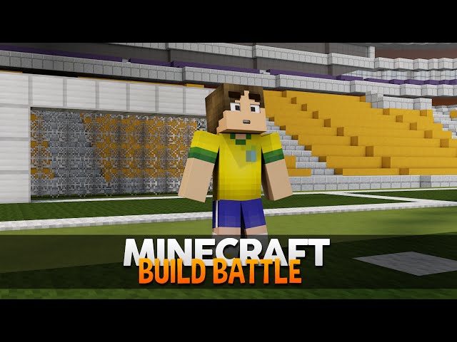 Minecraft: O JOGADOR DE FUTEBOL! (BUILD BATTLE)