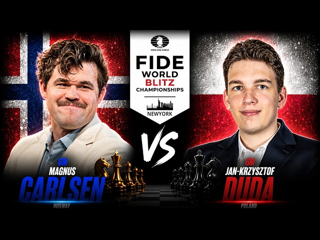 GM Magnus Carlsen vs GM Jan-Krzysztof Duda | World Blitz Championships