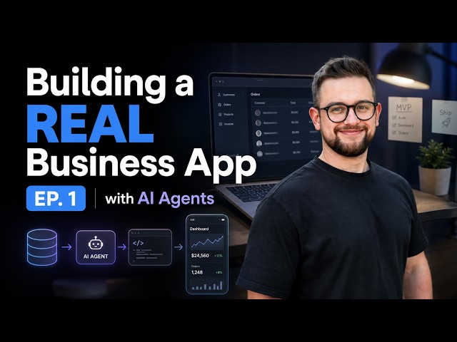 Building a Full App for a Real Business: UI → Database → AI (Series Ep. 1)