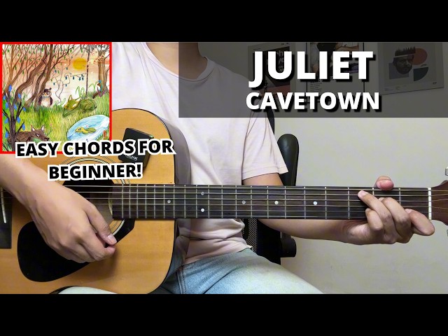 Juliet - Cavetown (Guitar Tutorial) No Capo! Easy Chords For Beginner!