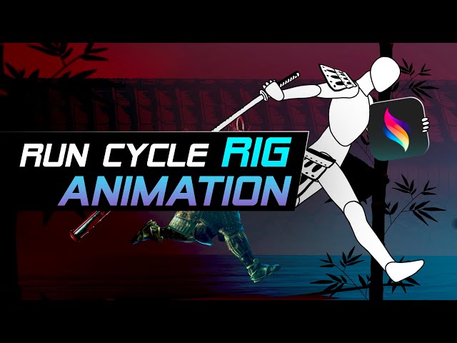 Run Cycle Rig Animation on Procreate Dreams by @enrirdf