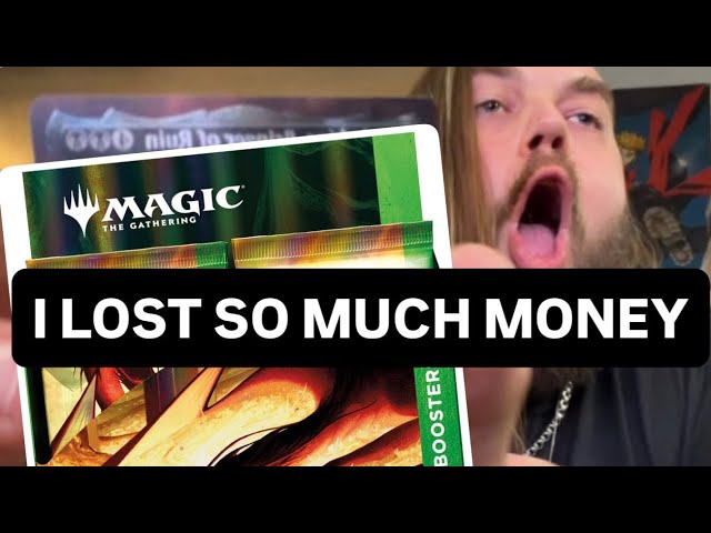 I can’t believe how much money I lost! MTG hobbit collector booster box #tcg #hobbit #mtg #magic 