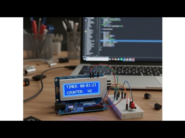 Timer/counter operations of microcontrollers