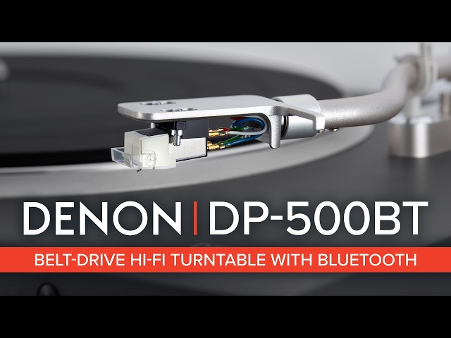 🎶 The Denon DP-500BT Turntable Is Here: Belt-Drive, Bluetooth, and Built to Last