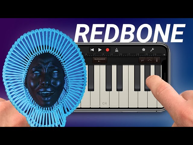 Remaking REDBONE in 3 minutes - iPhone GarageBand Cover
