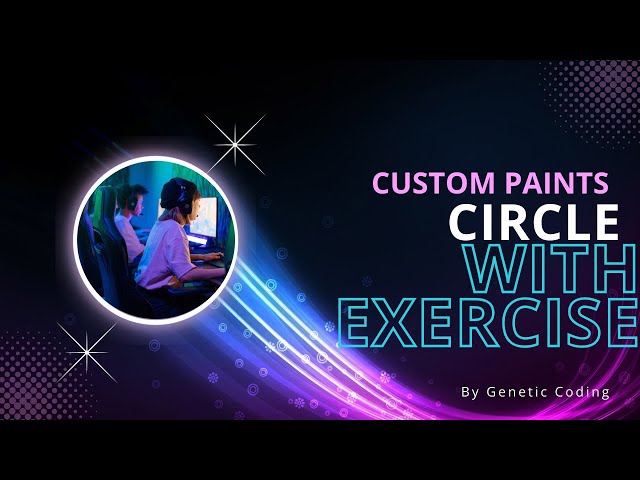 Drawing Circle on Canvas in Flutter | Ashoka Chakra Basic Shape using CustomPainter