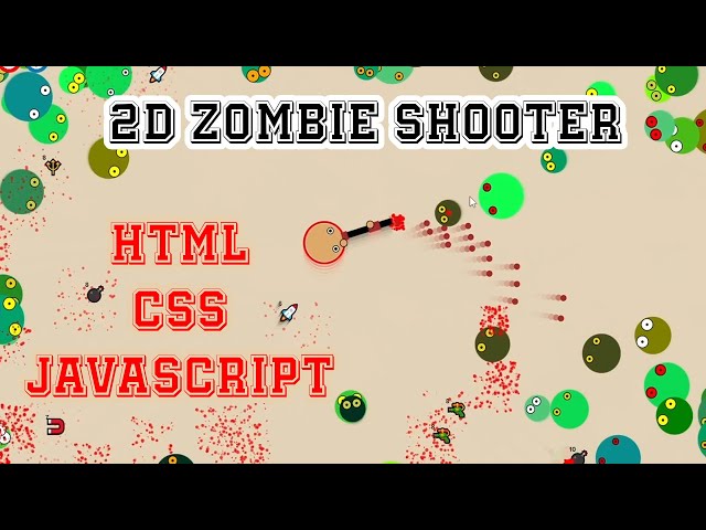 Build a 2D Shooter Game with HTML, CSS & JavaScript (From Scratch!) || JAYKV390