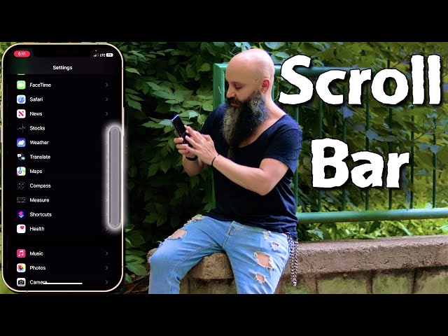اسکرول بار آیفون