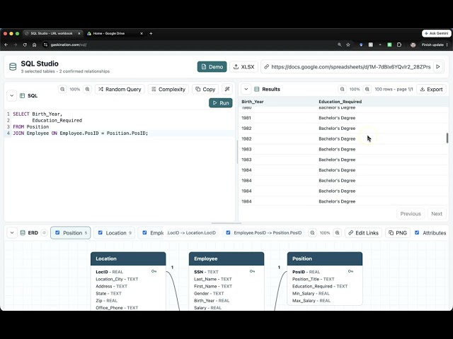 Overview of SQL Studio