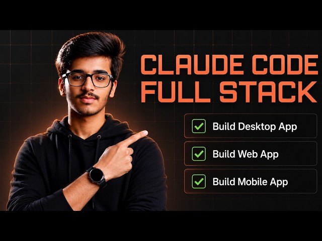 Build Websites, Mobile Apps, Desktop Apps | For Complete Beginners | AI-First Development🤖