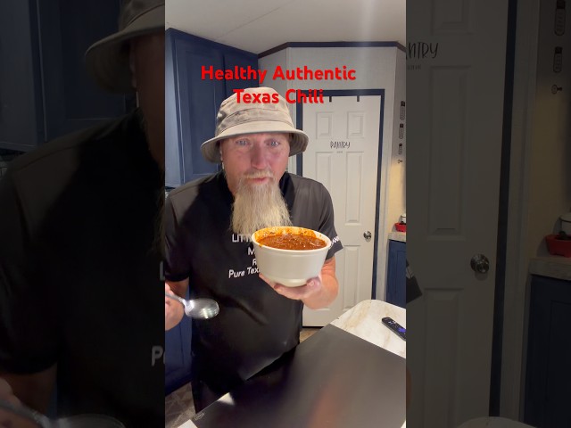 Healthy Authentic Texas Chili #cooking #food #foryou #fyp #foryoupage