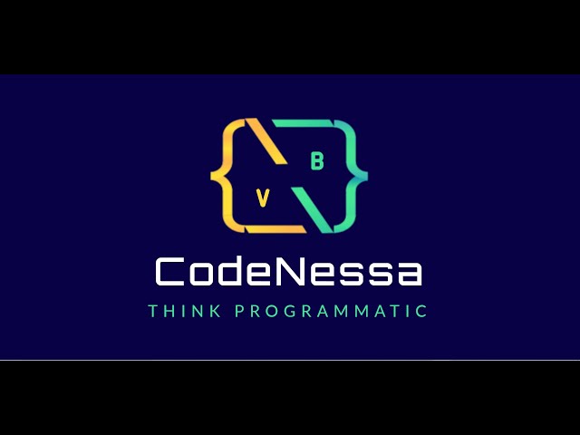 CodeNessa Logo Build — HTML, CSS, Bootstrap