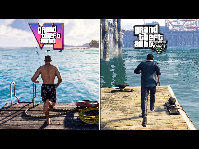 GTA 6 vs GTA 5 - Physics, Details & Graphics Comparison