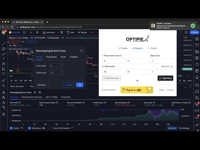 OptiPie TradingView Optimizer - Quick Start 🚀