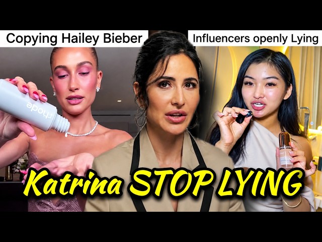 KATRINA KAIF'S SKINCARE LINE IS BAD & EXPENSIVE: COPYING HAILEY BIEBER'S GLAZING MILK