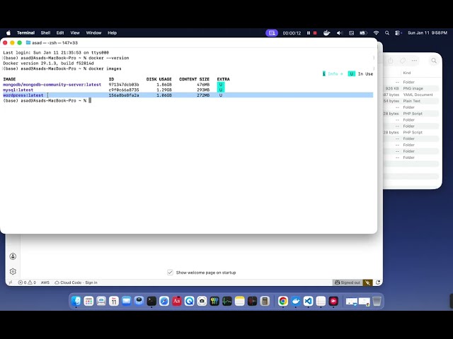 Docker setup to access files on VScode