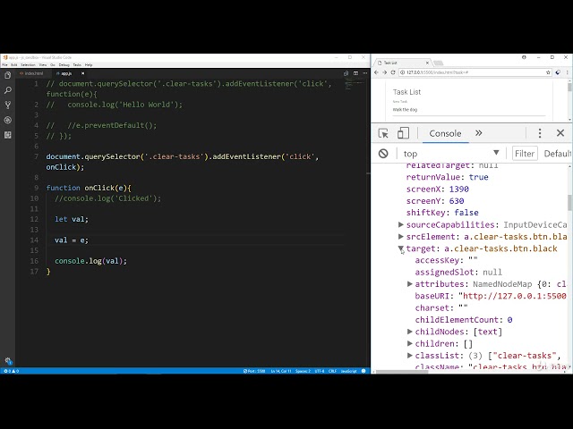 Modern JavaScript - From the Beginning 028 Event Listeners  The Event Object