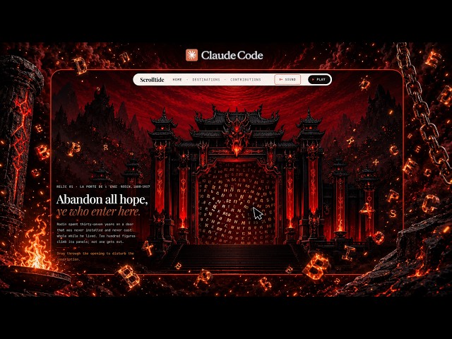 Build a 3D Interactive Website step-by-step using Claude Code + ChatGPT  Images (Full Tutorial)